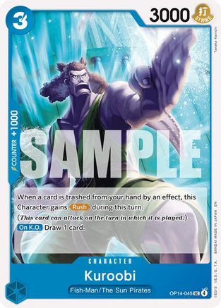 Kuroobi (OP14-045) - The Azure Sea's Seven