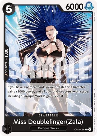 Miss Doublefinger(Zala) (OP14-086) - The Azure Sea's Seven