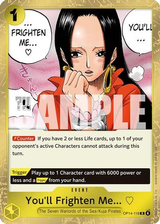 You'll Frighten Me... (OP14-118) - The Azure Sea's Seven