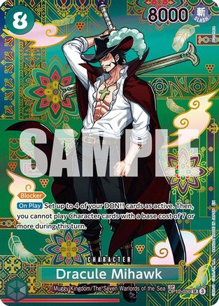 Dracule Mihawk - OP12-030 (SP) (OP12-030) - The Azure Sea's Seven