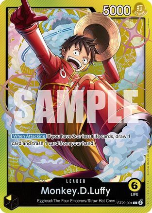 Monkey.D.Luffy (001) (ST29-001) - Starter Deck 29: Egghead