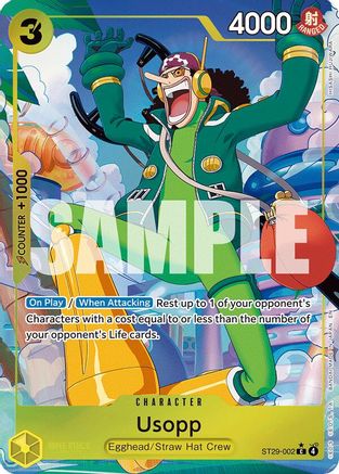 Usopp (Full Art) (ST29-002) - Starter Deck 29: Egghead