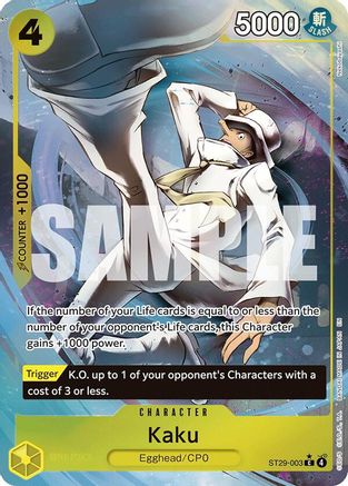 Kaku (Full Art) (ST29-003) - Starter Deck 29: Egghead
