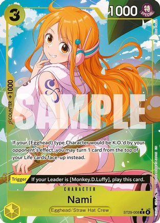 Nami (Full Art) (ST29-008) - Starter Deck 29: Egghead