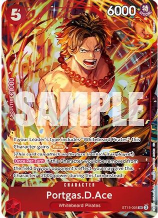 Portgas.D.Ace (Illustration Box Vol.5) (ST15-005) - One Piece Promotion Cards