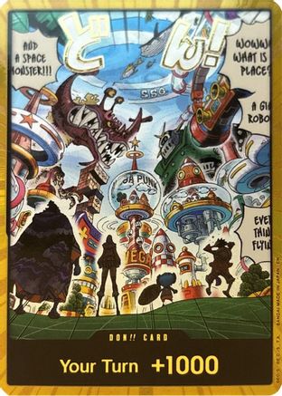 DON!! Card (Egghead) (Gold) - The Azure Sea's Seven