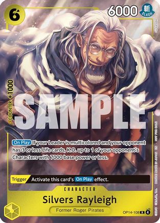 Silvers Rayleigh (Dash Pack) (OP14-108) - The Azure Sea's Seven