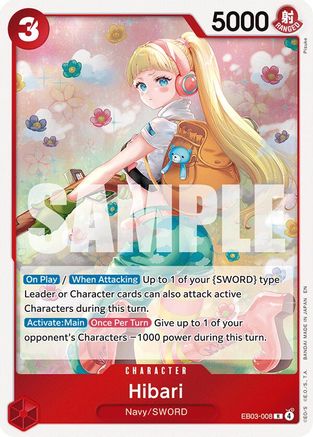 Hibari (EB03-008) - Extra Booster: One Piece Heroines Edition