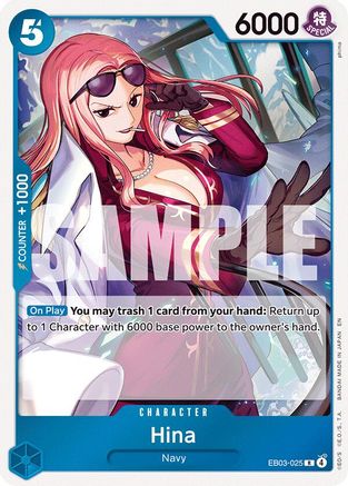 Hina (EB03-025) - Extra Booster: One Piece Heroines Edition