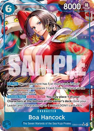 Boa Hancock (Alternate Art) (EB03-026) - Extra Booster: One Piece Heroines Edition