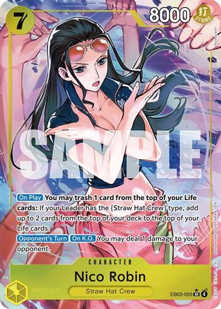 Nico Robin (055) (Alternate Art) (EB03-055) - Extra Booster: One Piece Heroines Edition