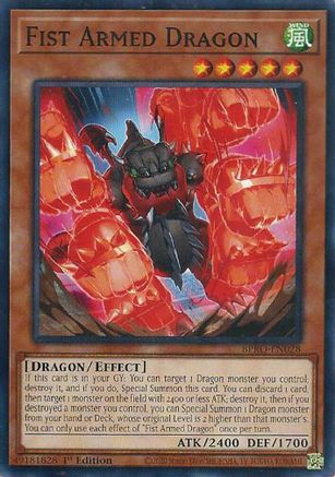 Fist Armed Dragon (BPRO-EN028) - Burst Protocol 1st Edition