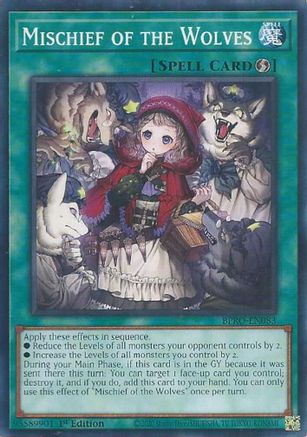 Mischief of the Wolves (BPRO-EN083) - Burst Protocol 1st Edition