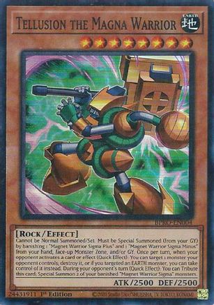 Tellusrion the Magna Warrior (BPRO-EN004) - Burst Protocol 1st Edition
