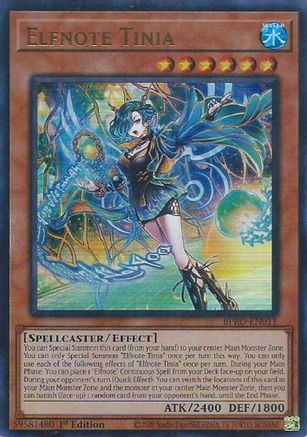 Elfnote Tinia (BPRO-EN011) - Burst Protocol 1st Edition
