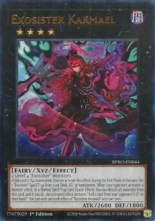 Exosister Karmael (BPRO-EN044) - Burst Protocol 1st Edition