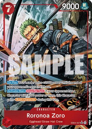 Roronoa Zoro (EB04-007) (Alternate Art) (EB04-007) - Adventure on Kami's Island