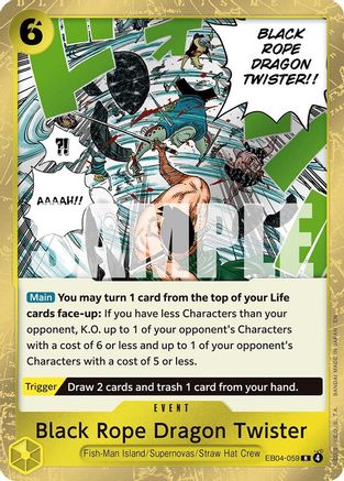 Black Rope Dragon Twister (EB04-059) - Adventure on Kami's Island