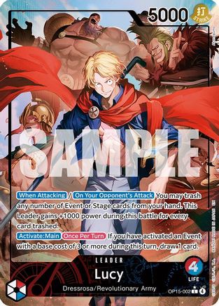 Lucy (Alternate Art) (OP15-002) - Adventure on Kami's Island