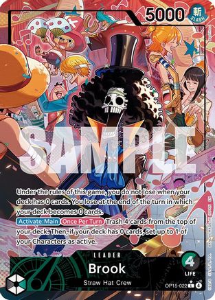 Brook (OP15-022) (Alternate Art) (OP15-022) - Adventure on Kami's Island