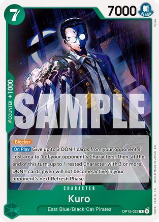Kuro (OP15-025) - Adventure on Kami's Island