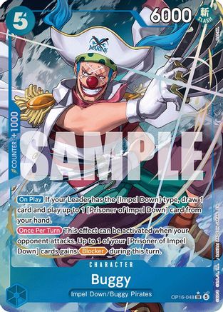 Buggy (Alternate Art) (OP16-048) - The Time of Battle