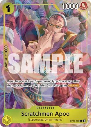 Scratchmen Apoo (Premium Card Collection -Best Selection Vol. 6-) (OP10-108) - One Piece Promotion Cards