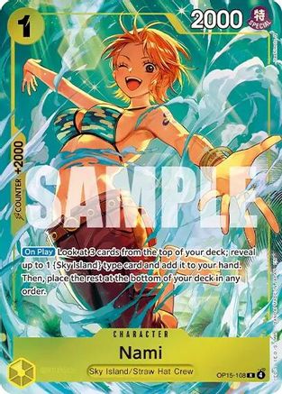Nami (Premium Card Collection -Best Selection Vol. 6-) (OP15-108) - One Piece Promotion Cards