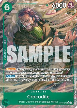 Crocodile (Full Art) (ST30-010) - Starter Deck EX: Luffy & Ace