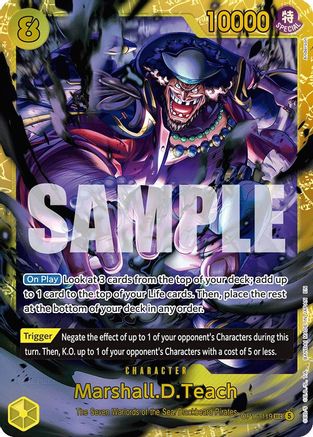 Marshall.D.Teach (119) (OP16-119) - The Time of Battle
