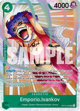 Emporio.Ivankov (026) (OP16-026) - The Time of Battle