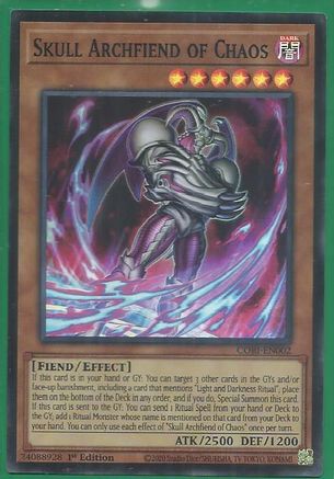 Skull Archfiend of Chaos (CORI-EN002) - Chaos Origins 1st Edition