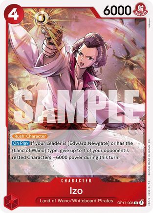 Izo (OP17-003) - The World's Strongest Warriors