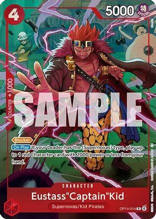 Eustass"Captain"Kid (One Piece Card Game Illustration Box Vol. 8) (OP14-014) - One Piece Promotion Cards