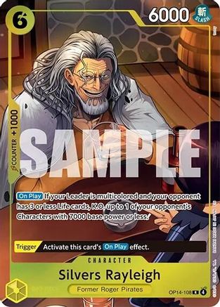 Silvers Rayleigh (One Piece Card Game Illustration Box Vol. 7) (OP14-108) - One Piece Promotion Cards