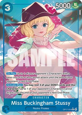 Miss Buckingham Stussy (Alternate Art) (OP17-054) - The World's Strongest Warriors
