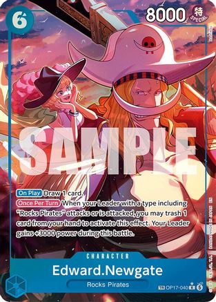 Edward.Newgate (040) (TR) (OP17-040) - The World's Strongest Warriors
