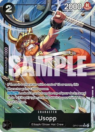 Usopp (Alternate Art) (OP17-080) - The World's Strongest Warriors