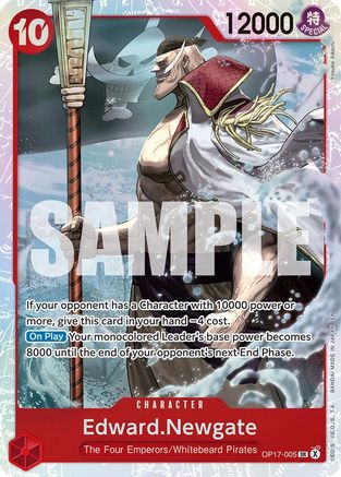 Edward.Newgate (005) (OP17-005) - The World's Strongest Warriors