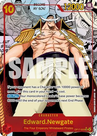 Edward.Newgate (005) (Manga) (OP17-005) - The World's Strongest Warriors