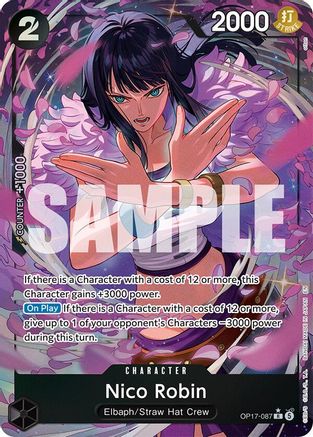 Nico Robin (Alternate Art) (OP17-087) - The World's Strongest Warriors