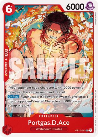 Portgas.D.Ace (OP17-013) - The World's Strongest Warriors Release Event Cards