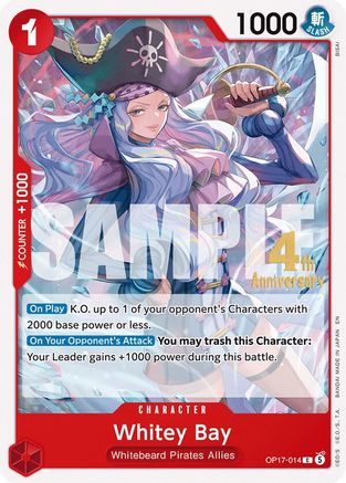 Whitey Bay (OP17-014) - The World's Strongest Warriors Release Event Cards