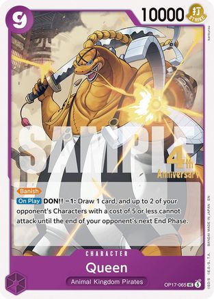 Queen (OP17-065) - The World's Strongest Warriors Release Event Cards