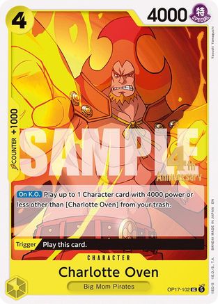Charlotte Oven (OP17-102) - The World's Strongest Warriors Release Event Cards