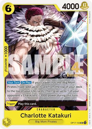 Charlotte Katakuri (OP17-103) - The World's Strongest Warriors Release Event Cards