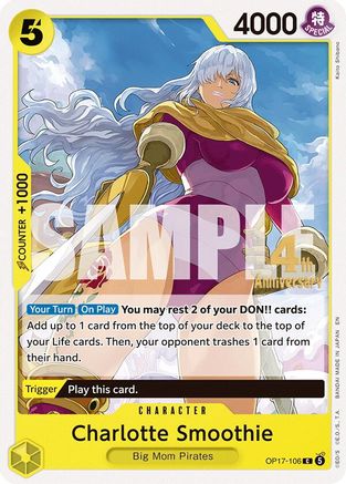 Charlotte Smoothie (OP17-106) - The World's Strongest Warriors Release Event Cards