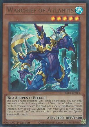 Warchief of Atlantis (BETB-EN014) - Beyond the Brave 1st Edition
