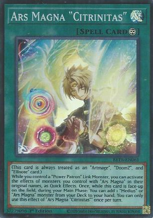 Ars Magna "Citrinitas" (BETB-EN061) - Beyond the Brave 1st Edition