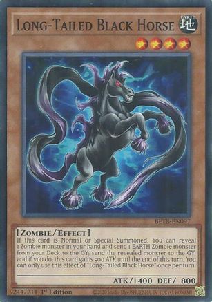 Long-Tailed Black Horse (BETB-EN097) - Beyond the Brave 1st Edition